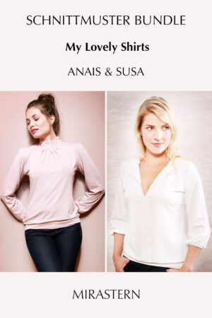 Schnittmuster Bundle My Lovely Shirts: Anais und Susa Shirt