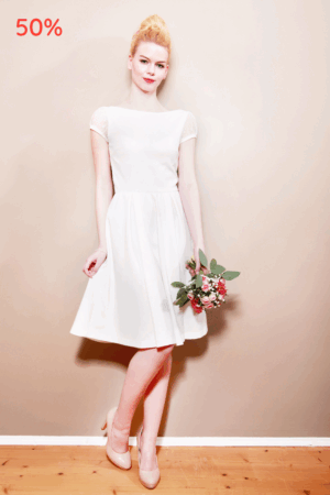 Reduziertes Sale Brautkleid Schnäppchen